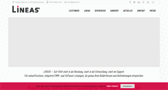 Desktop Screenshot of lineas.de